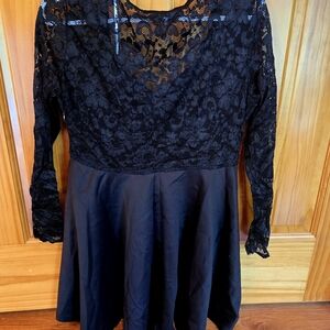 Elegant Black Lace Blouse